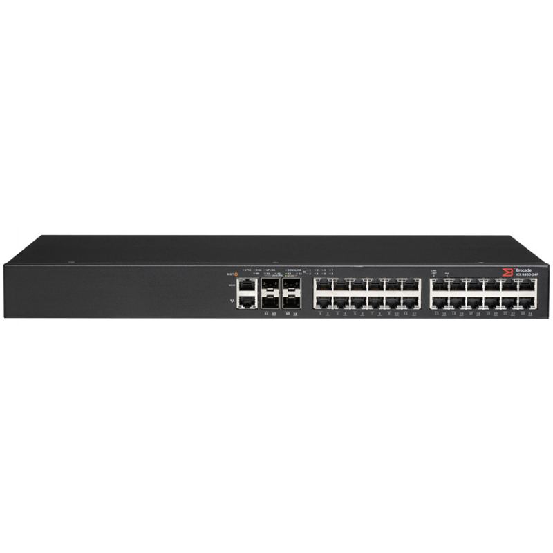 Brocade ICX 6450 24 Port POE+ Managed L2/L3 Enterprise Class 10G Switch (Product Condition- Used/Old/Refurbished)